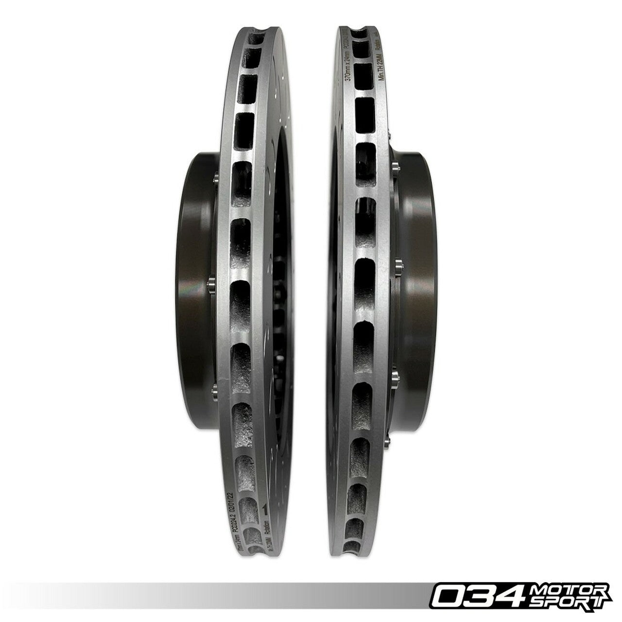 034Motorsport 2-piece Floating Rear Brake Rotor Upgrade Kit For F8x M2/M3/M4