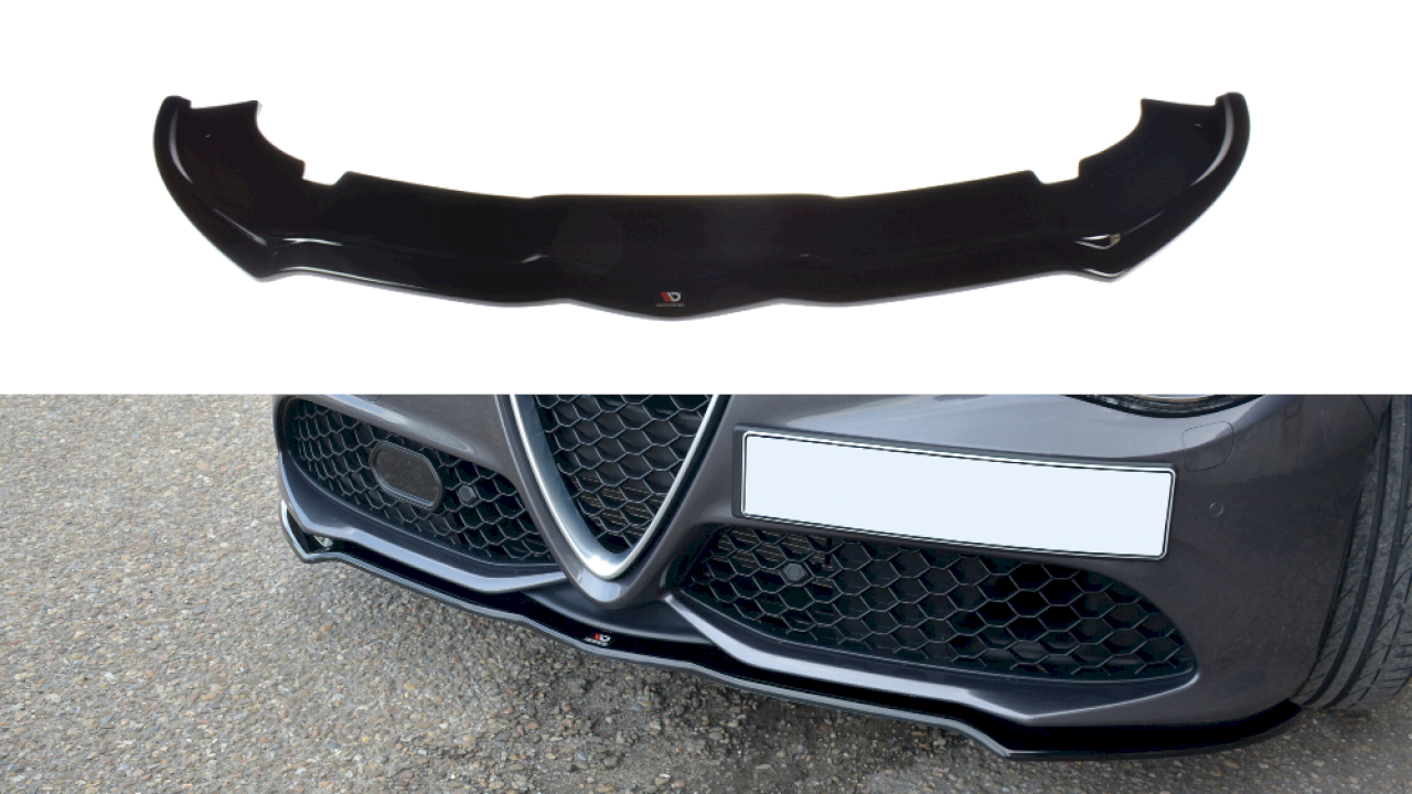 Maxton Design Front Splitter V.1 for Alfa Romeo Giulia Veloce (2015-2019)