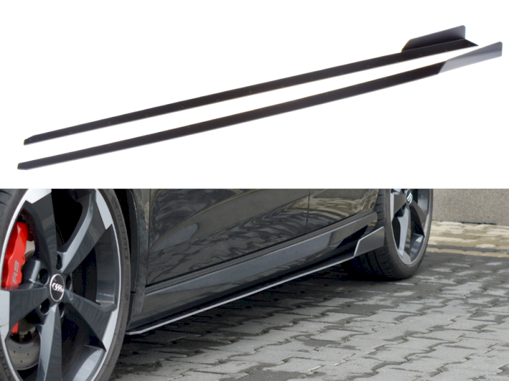 Maxton Racing Side Skirts V.2 for Audi RS3 8V Sportback Facelift (2017-2020)