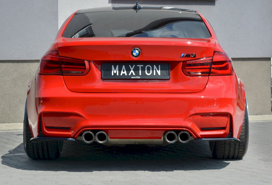 Maxton Design Rear Side Splitters/Spats V.1 For BMW M3 F80 (2014-2018)