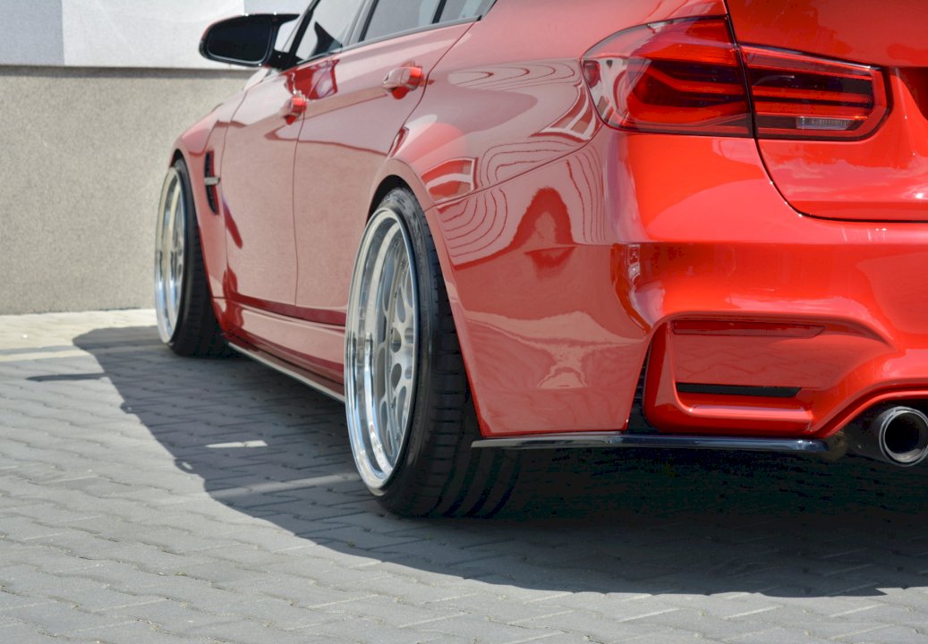Maxton Design Rear Side Splitters/Spats V.1 For BMW M3 F80 (2014-2018)