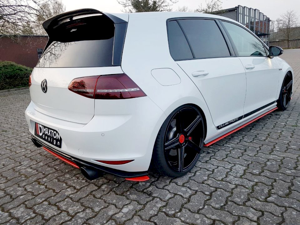 Maxton Design Rear Side Splitters/Spats For Volkswagen Golf MK7 GTI Clubsport (2016-2017)