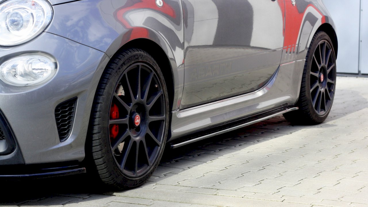 Maxton Design Side Skirts For Fiat 500 Abarth MK1 Facelift (2016+)