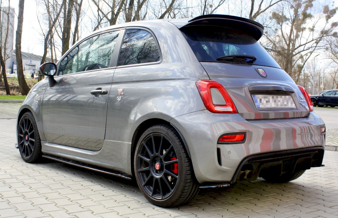 Maxton Design Rear Side Splitters/Spats For Fiat 500 Abarth MK1 Facelift (2016+)