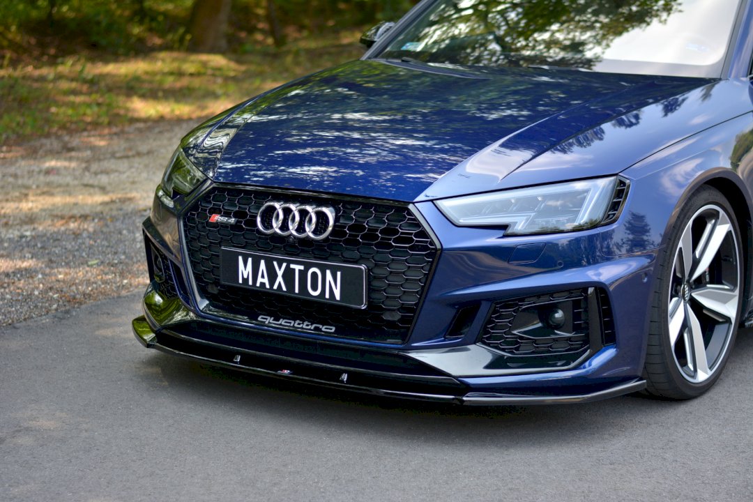 Maxton Design Front Splitter V.1 for Audi RS4 B9 (2017-2019)