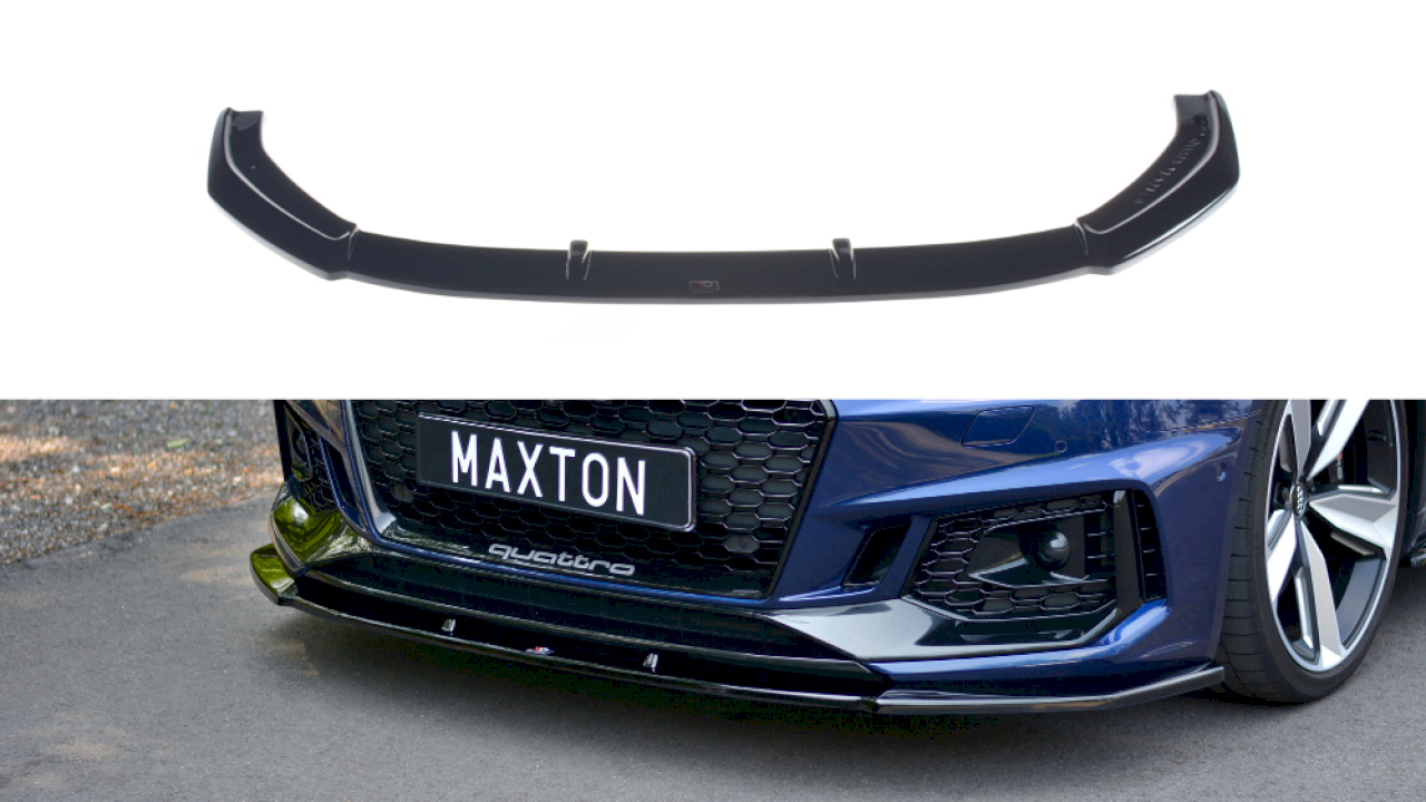 Maxton Design Front Splitter V.1 for Audi RS4 B9 (2017-2019)