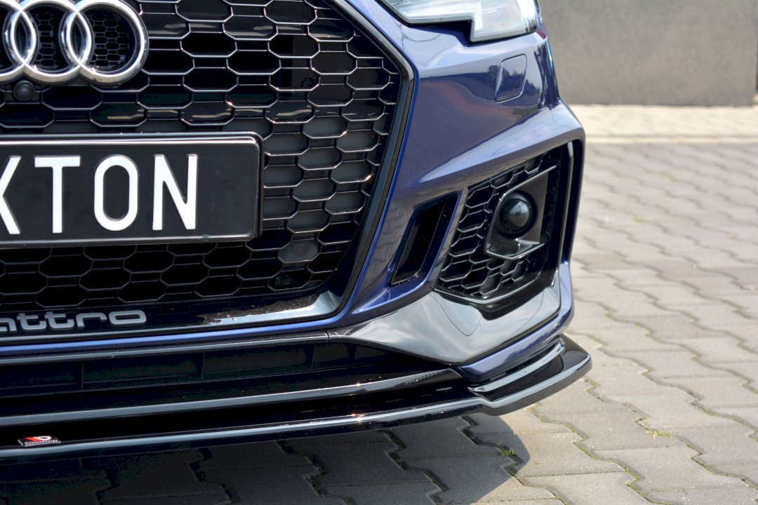 Maxton Design Front Splitter V.2 for Audi RS4 B9 (2017-2019)