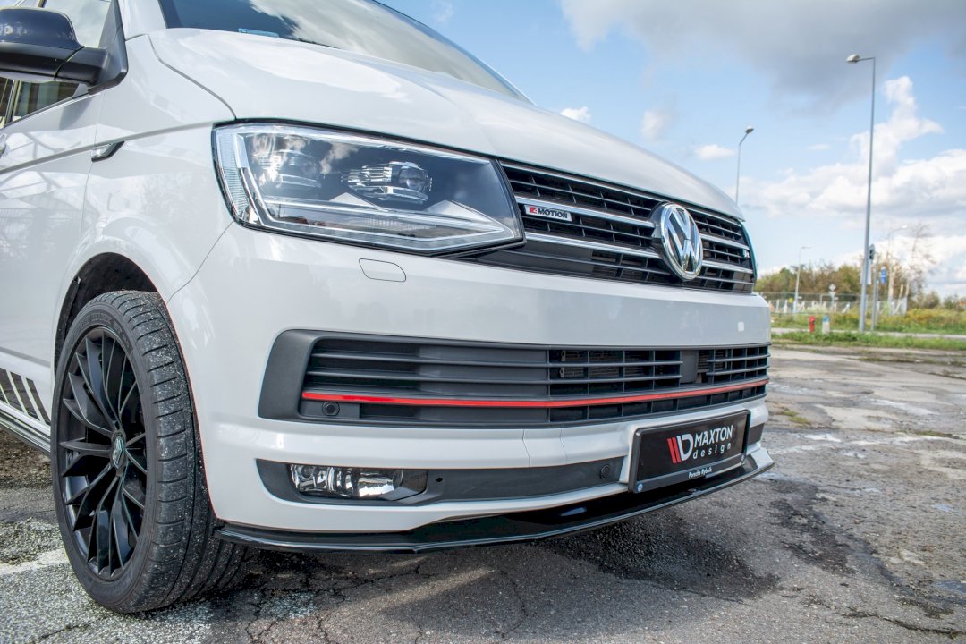 Maxton Design Front Splitter for V.2 Volkswagen T6 (2015-19)