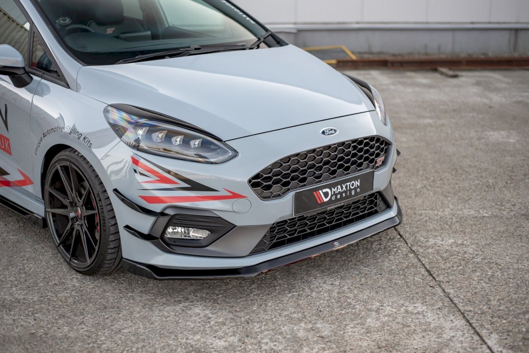 Maxton Design Front Splitter V.2 for Ford Fiesta MK8 ST (2018+)