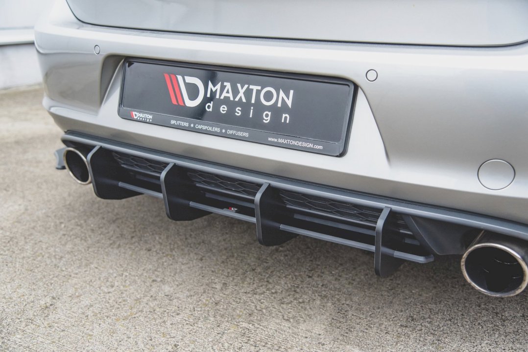 Maxton Design Racing Rear Diffuser V.2 For Volkswagen Golf MK7 GTI (2013-2016)