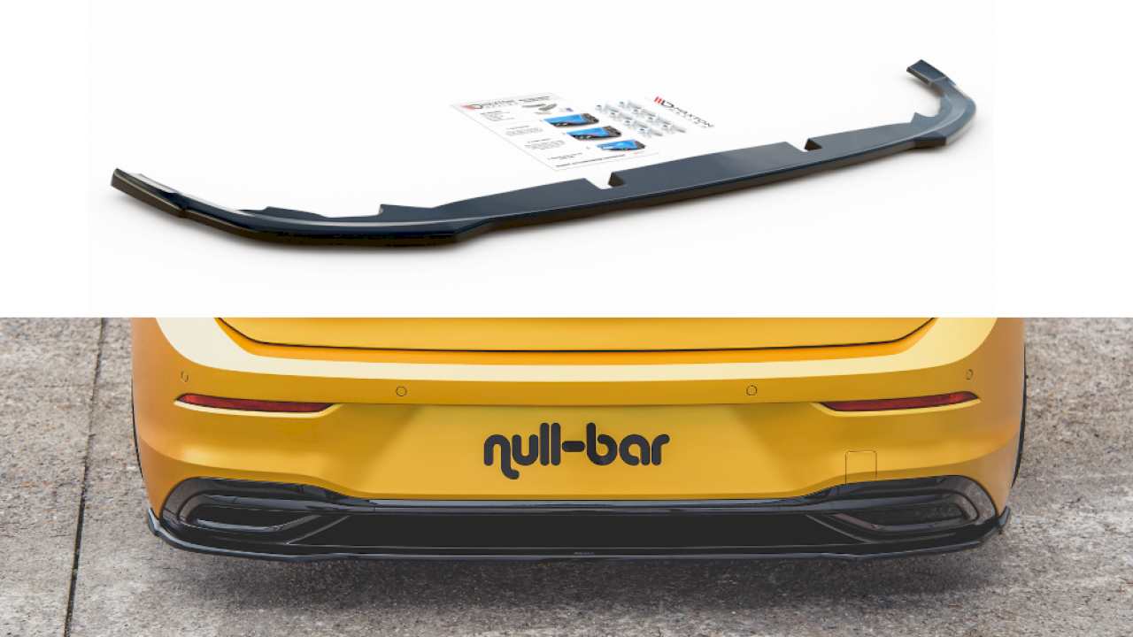 Maxton Design CENTRAL REAR SPLITTER VW GOLF MK8 (2020-)