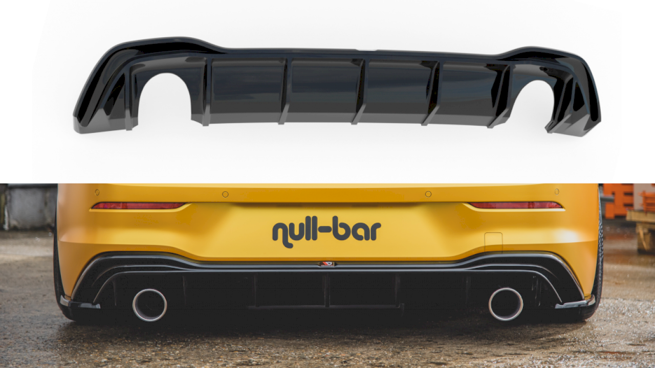 Maxton Design Rear Valance for Volkswagen Golf MK8 (GTI Look) (2020+)