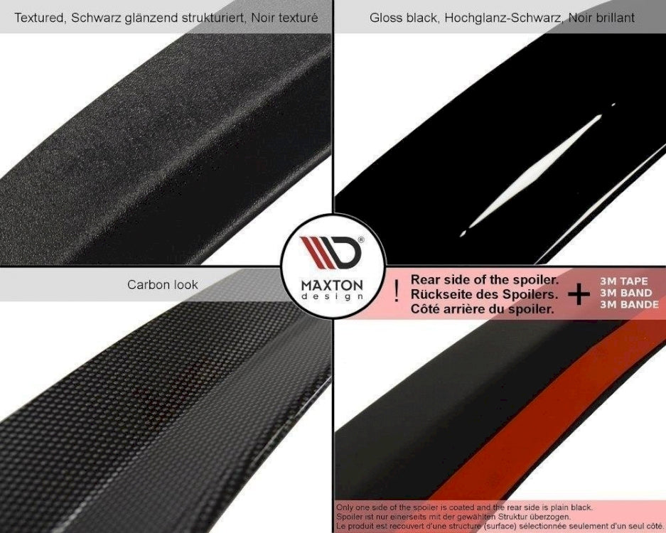 Maxton Design Spoiler Cap V.2 for Audi RS3 8V / 8V Facelift Sportback (2015-2021)