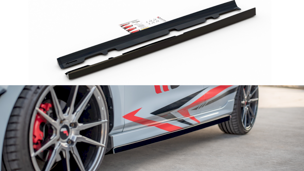 Maxton Design Side Skirts V.2 for Ford Fiesta MK8 ST (2018+)