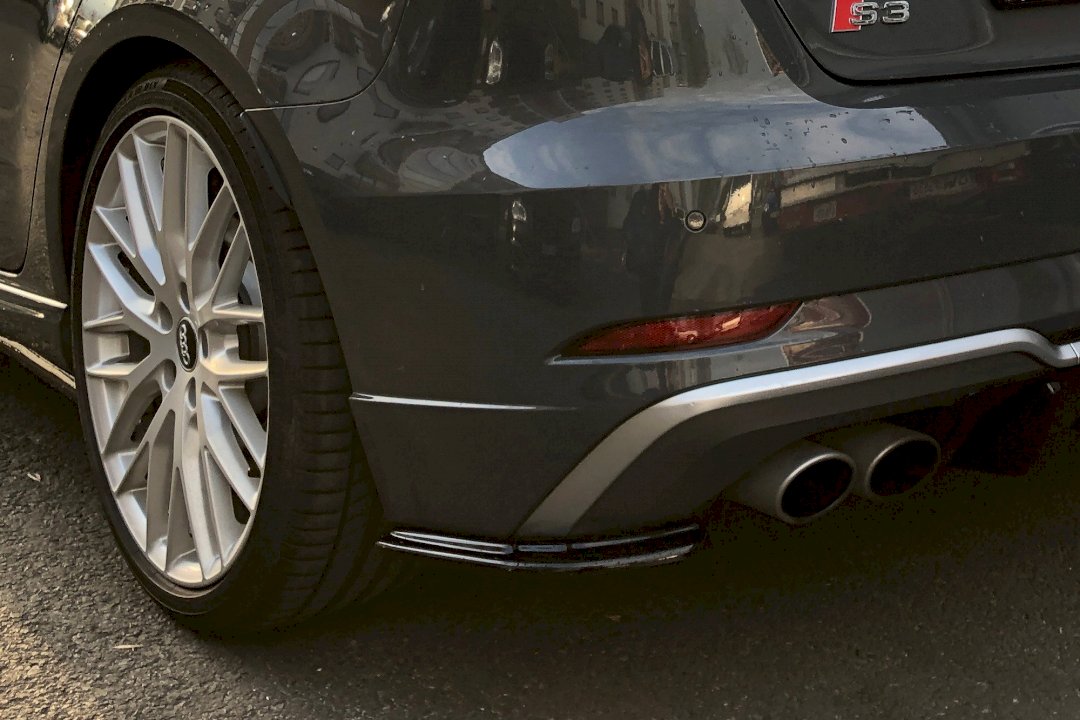Maxton Design Rear Side Splitters/Spats For Audi S3 8V Facelift (Sportback / 2017-2020)