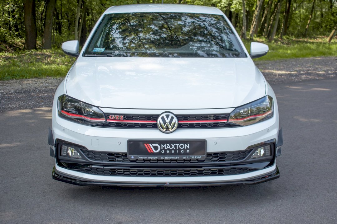 Maxton Design Front Bumper Wings (Canards) for Volkswagen Polo MK6 GTI (2018+)