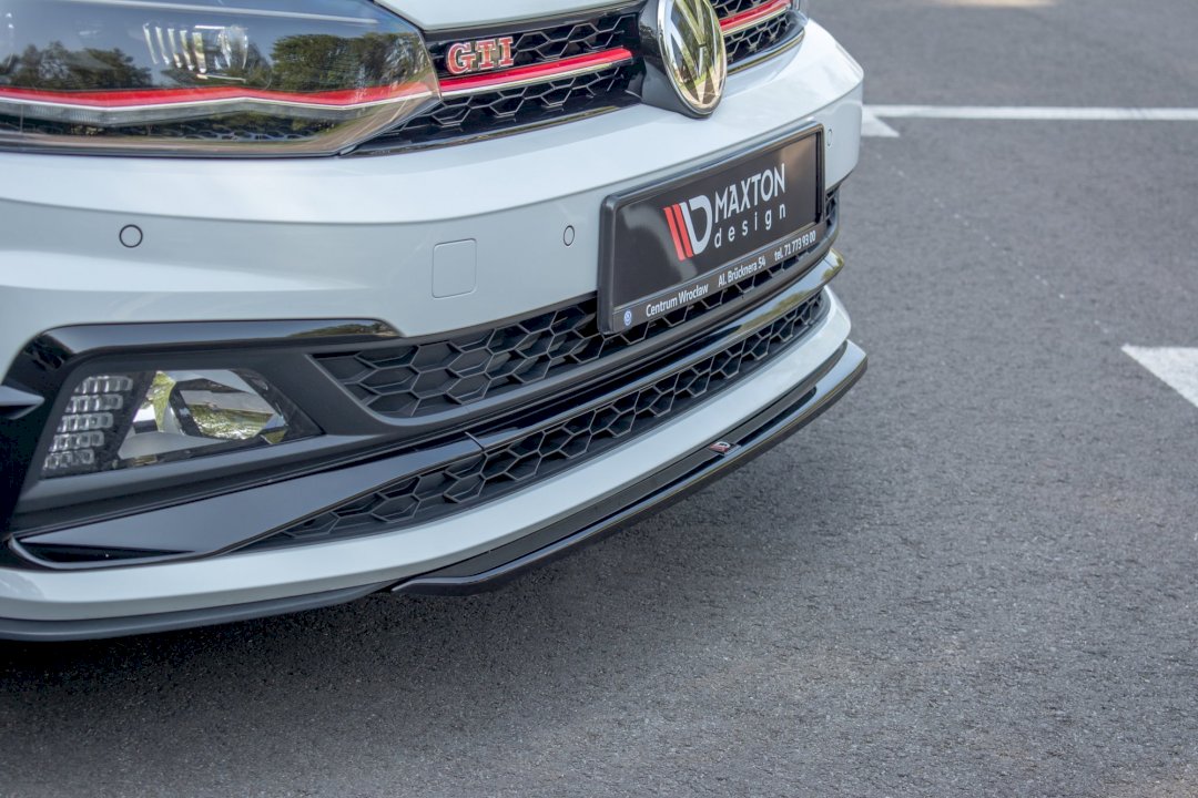 Maxton Design Front Splitter V.4 for Volkswagen Polo MK6 AW GTI (2017-2021)