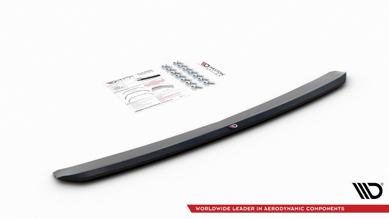 Maxton Design Front Splitter V.4 for Volkswagen Polo MK6 AW GTI (2017-2021)