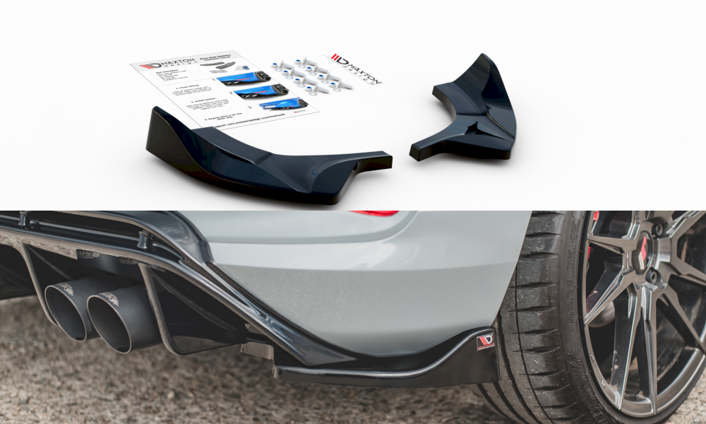 Maxton Design Rear Side Splitters/Spats For Ford Fiesta MK8 ST (2018+)