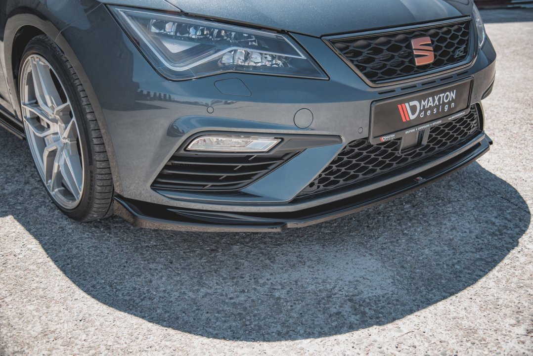 Maxton Design Front Splitter V.5 for Seat Leon MK3.5 Cupra/FR (2017-2019)