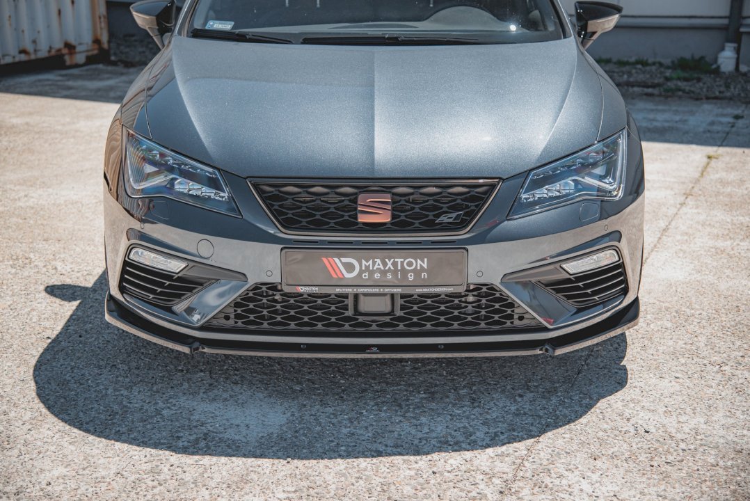 Maxton Design Front Splitter V.6 for Seat Leon MK3.5 Cupra/FR (2017-2019)