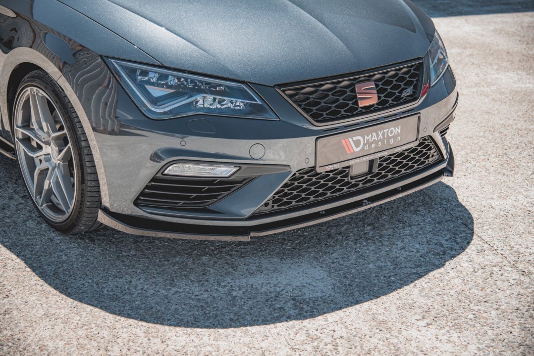 Maxton Design Front Splitter V.6 for Seat Leon MK3.5 Cupra/FR (2017-2019)