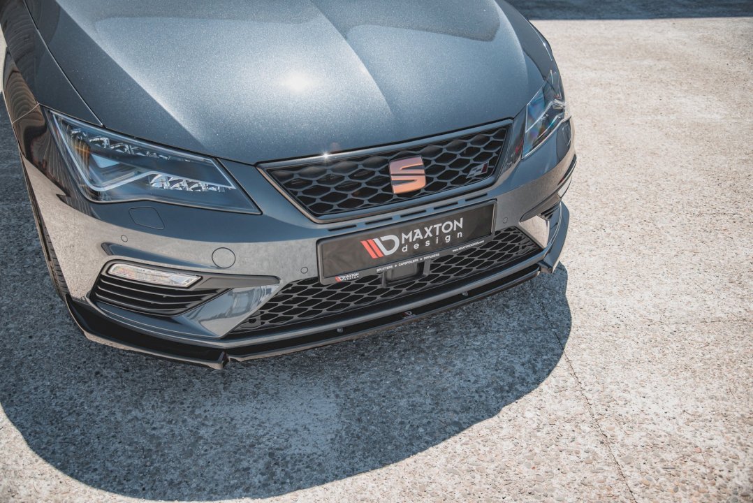 Maxton Design Front Splitter V.6 for Seat Leon MK3.5 Cupra/FR (2017-2019)
