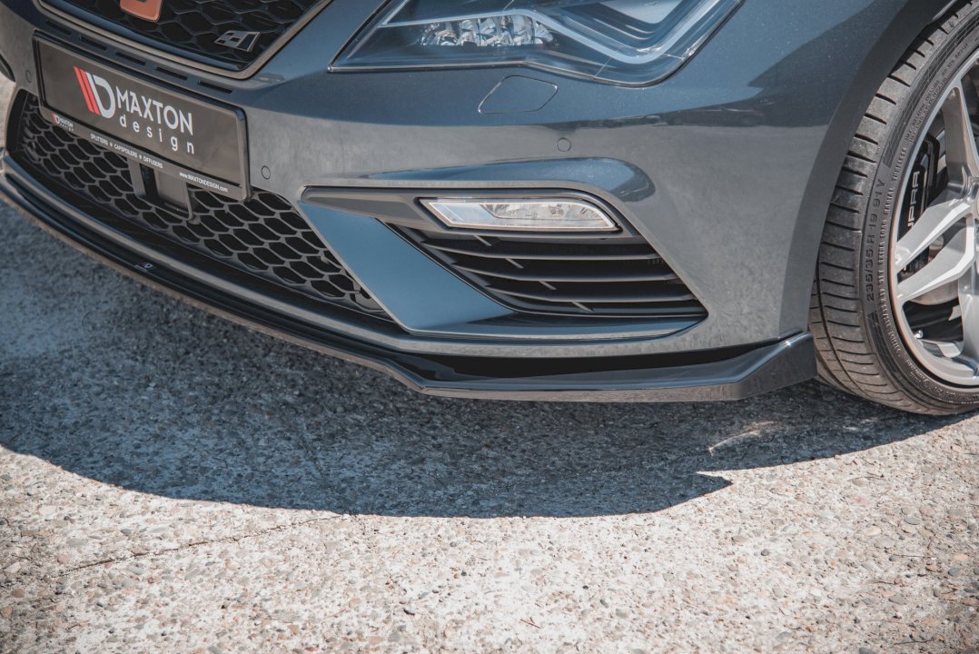 Maxton Design Front Splitter V.7 for Seat Leon MK3.5 Cupra/FR (2017-2019)