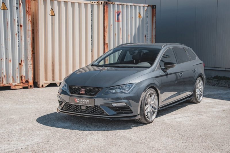 Maxton Design Front Splitter V7 Seat Leon Cupra/ FR Mk3 Facelift (2017-2019)