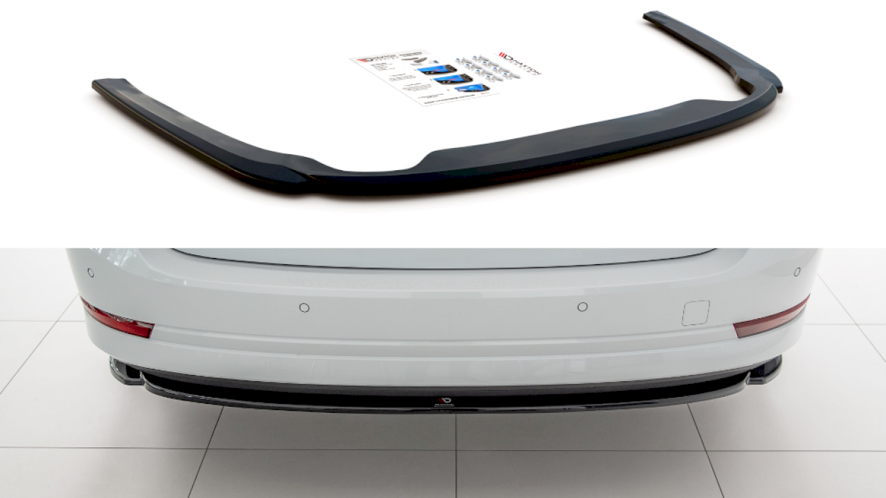 Maxton Design Central Rear Splitter for Skoda Octavia MK4 (2019+)