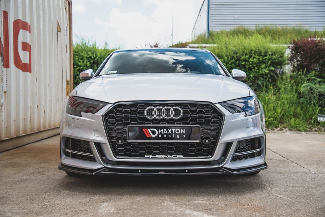 Maxton Design Front Splitter V.3 for Audi S3 8V Facelift (2016-2020)