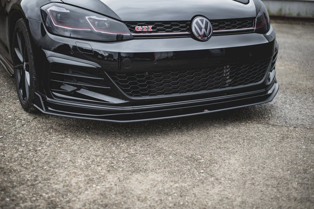 Maxton Design Racing Front Splitter For Volkswagen Golf MK7.5 GTI TCR (2019)
