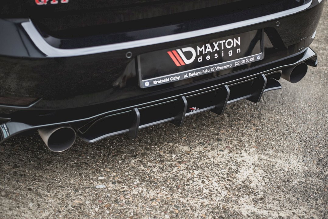 Maxton Design Racing Rear Diffuser For Volkswagen Golf MK7.5 GTI TCR (2019)