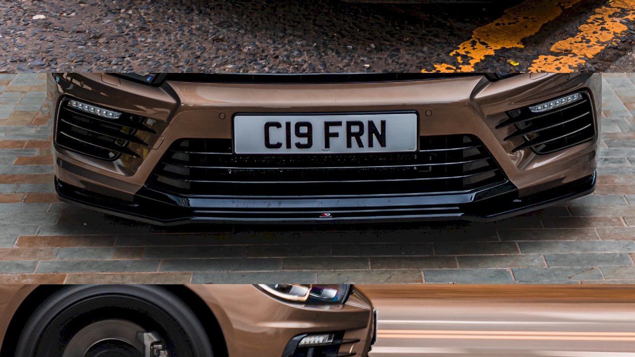 Maxton Design Front Splitter V.2 for Volkswagen Scirocco R MK3.5 (Facelift / 2014-2017)