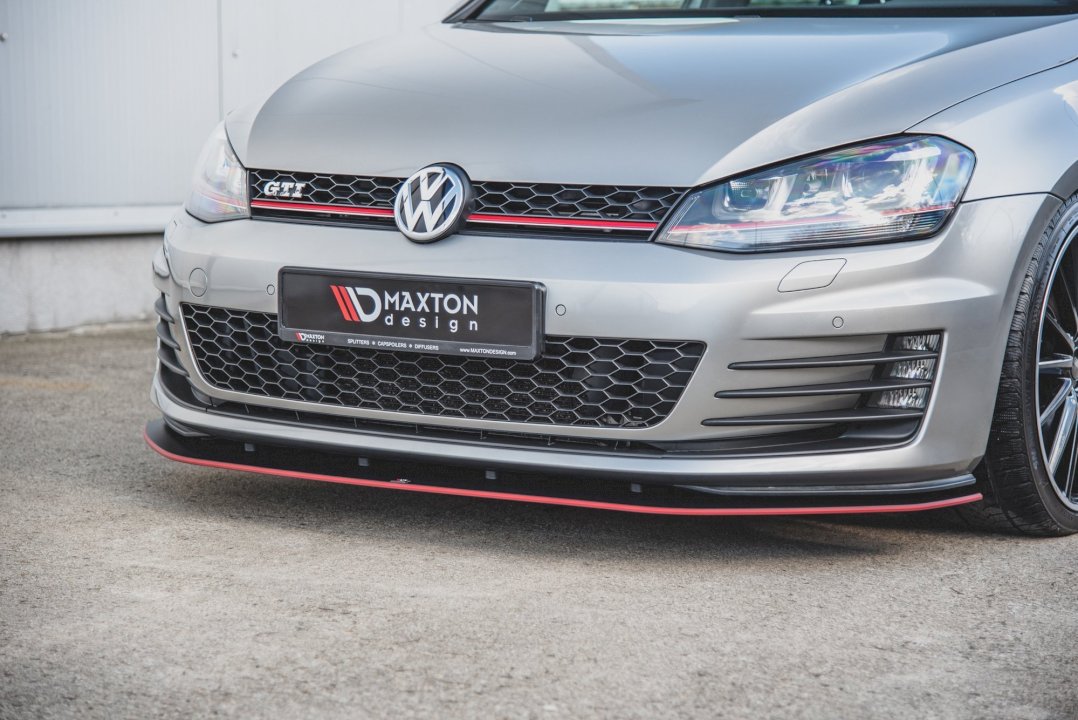 Maxton Design Racing Front Splitter For Volkswagen Golf MK7 GTI/GTD/GTE (2013-2016)