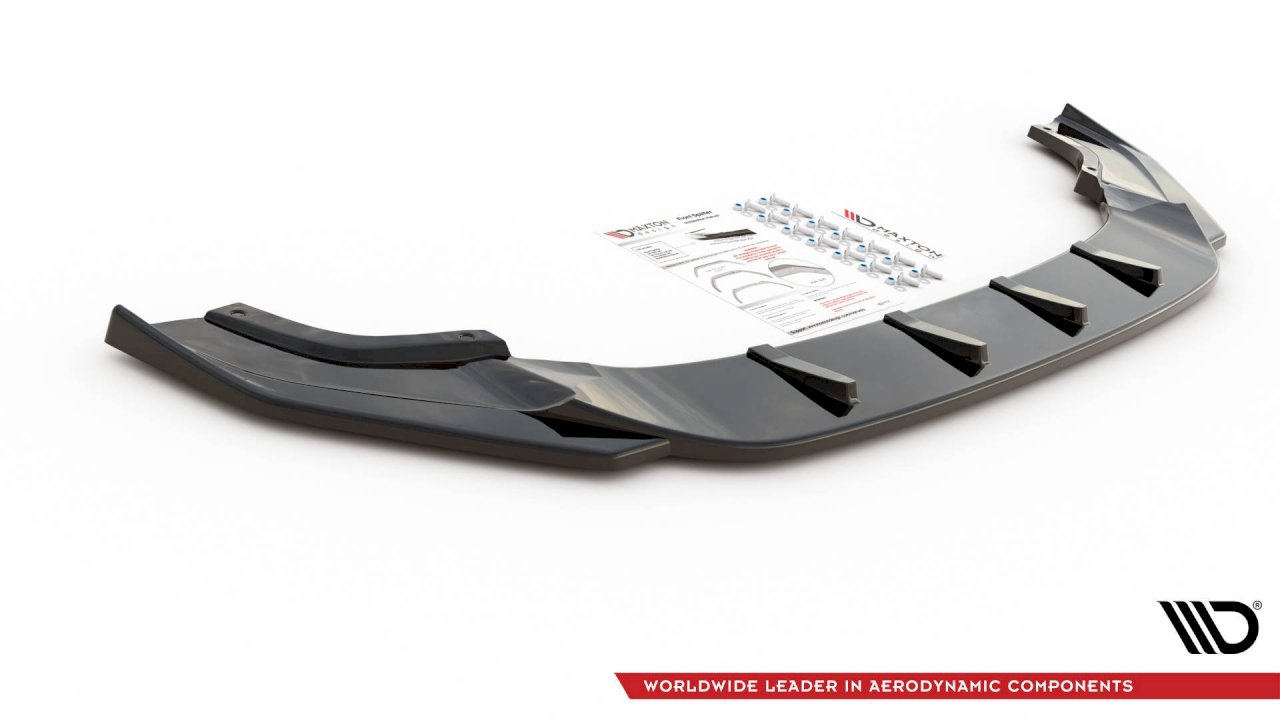 Maxton Design Front Splitter V.9 for Volkswagen Golf MK7.5 R (2017-2019)