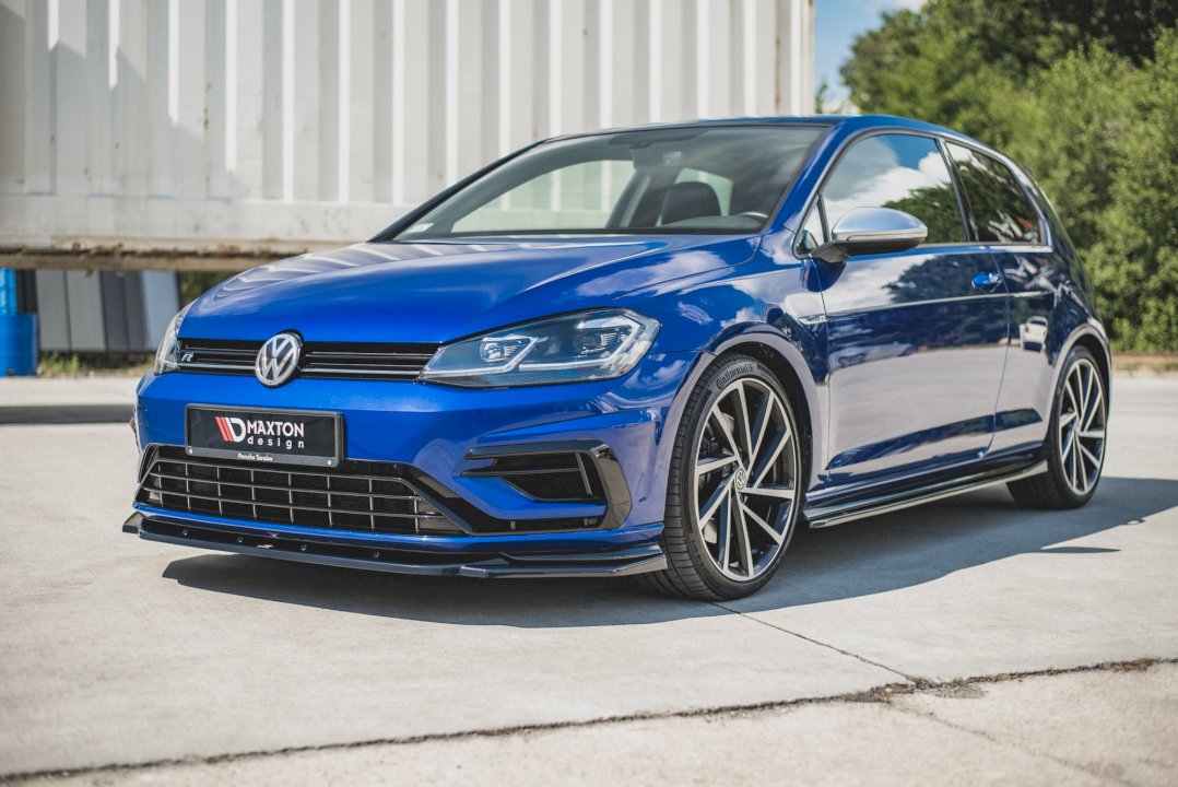 Maxton Design Front Splitter V.9 for Volkswagen Golf MK7.5 R (2017-2019)