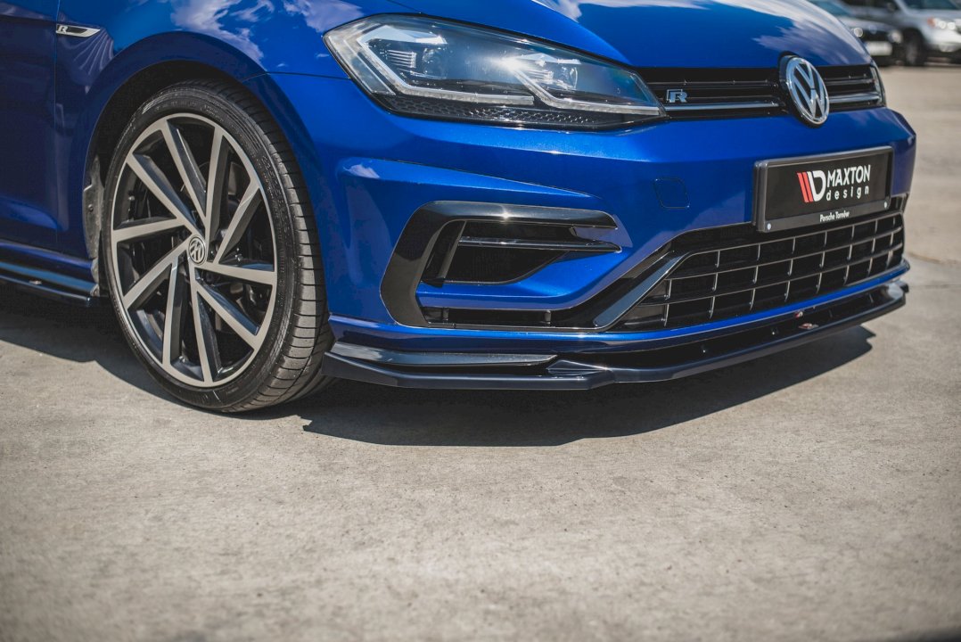 Maxton Design Front Splitter V.9 for Volkswagen Golf MK7.5 R (2017-2019)