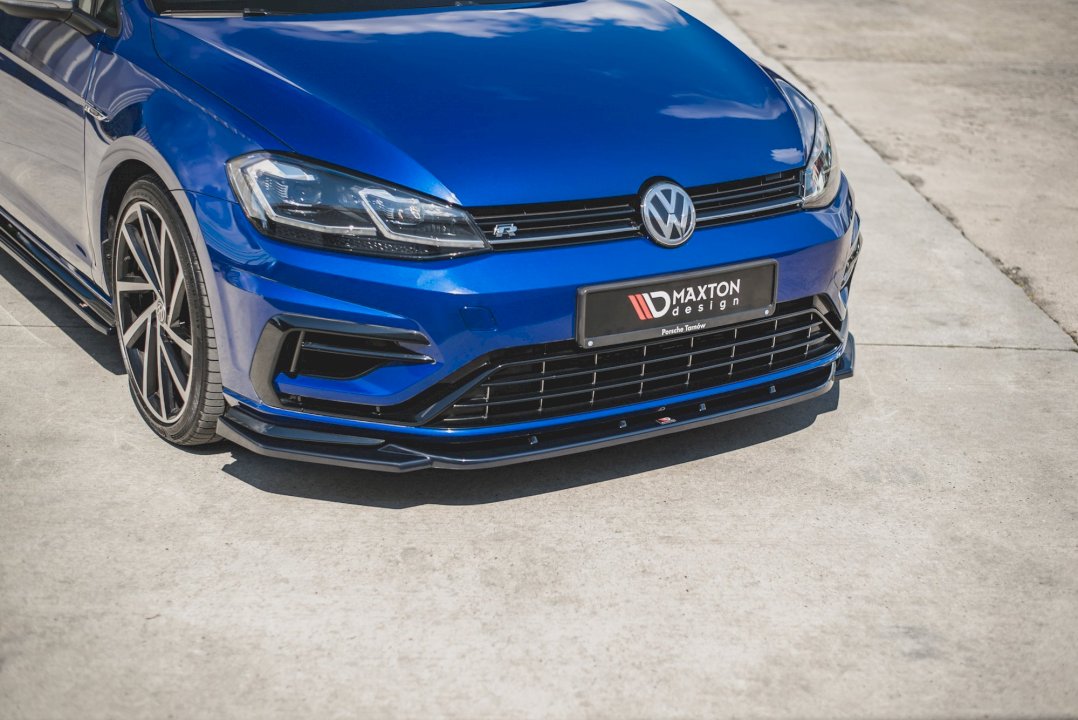 Maxton Design Front Splitter V.9 for Volkswagen Golf MK7.5 R (2017-2019)