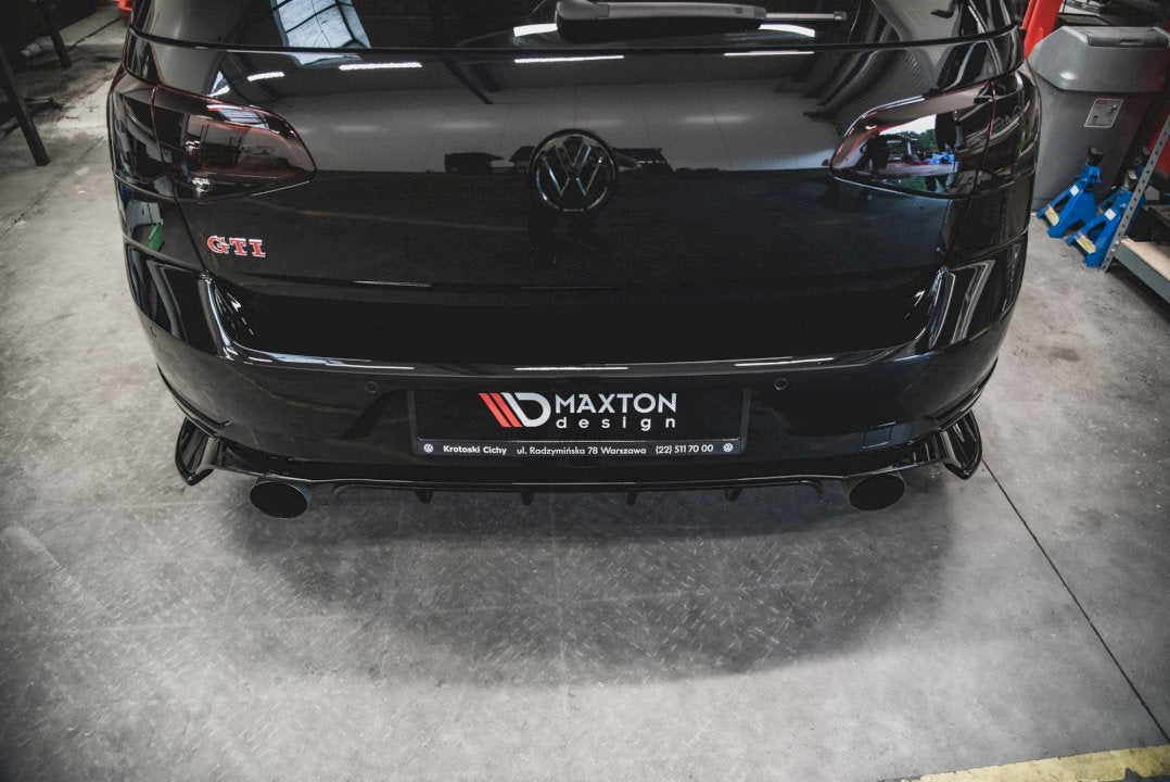 Maxton Design Rear Side Splitters/Spats For Volkswagen Golf MK7.5 GTI TCR (2019)