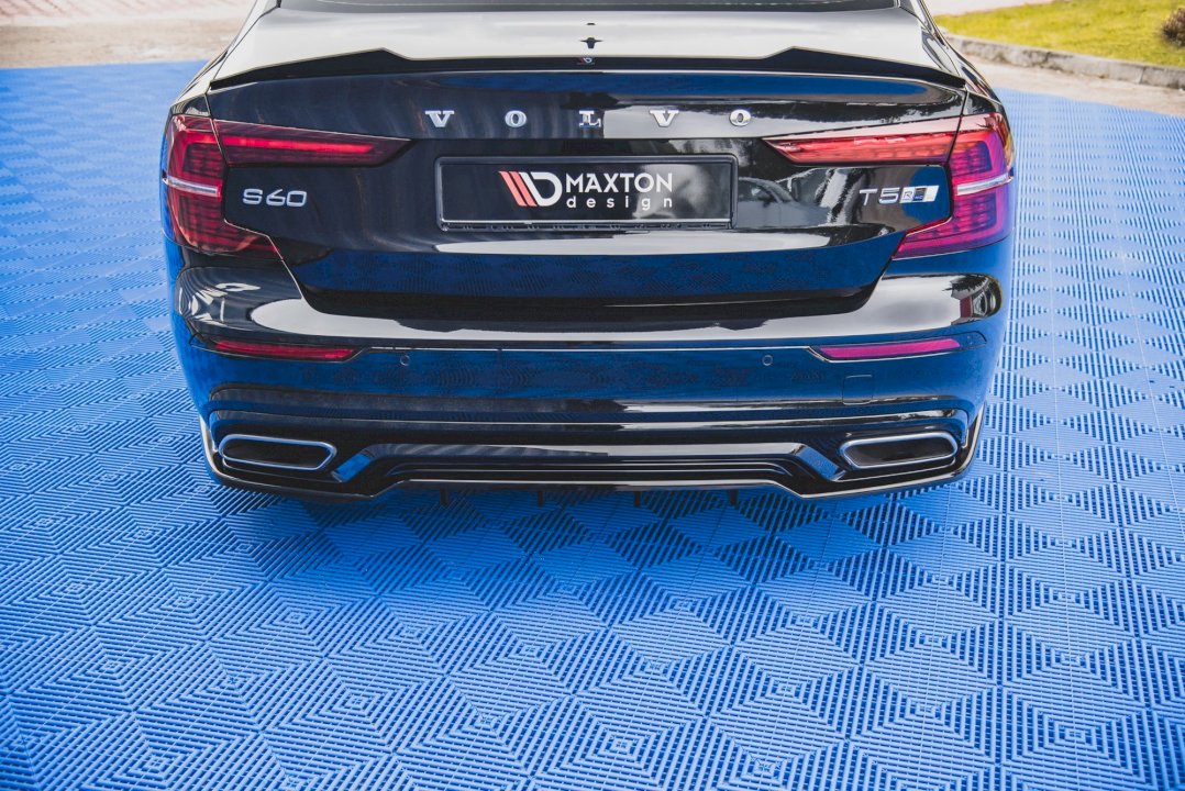 Maxton Design CENTRAL REAR SPLITTER (W/ VERTICAL BARS) VOLVO S60 R-DESIGN MK3