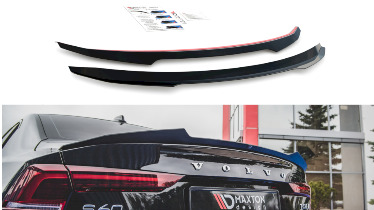 Maxton Design SPOILER CAP VOLVO S60 R-DESIGN MK3