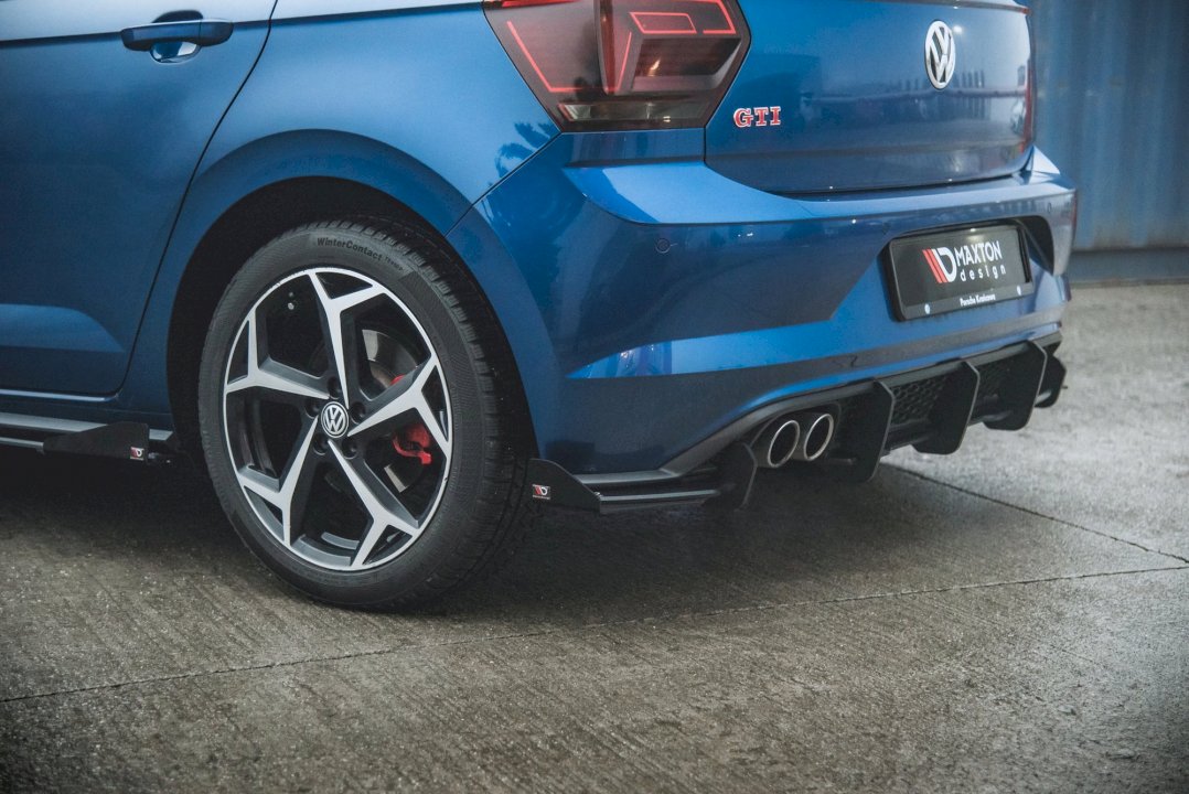 Maxton Design RACING REAR VALANCE (+FLAPS) VW POLO GTI MK6