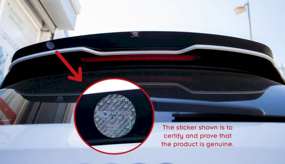 Maxton Design Spoiler Cap For Mercedes C-Class Estate W205 (2014-2018)