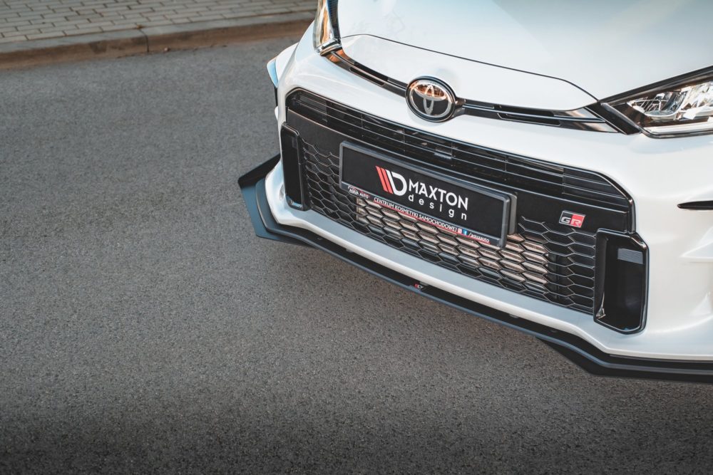 Maxton Design Racing Durability Front Splitter (+Flaps) for Toyota GR Yaris Mk4 (2020+)