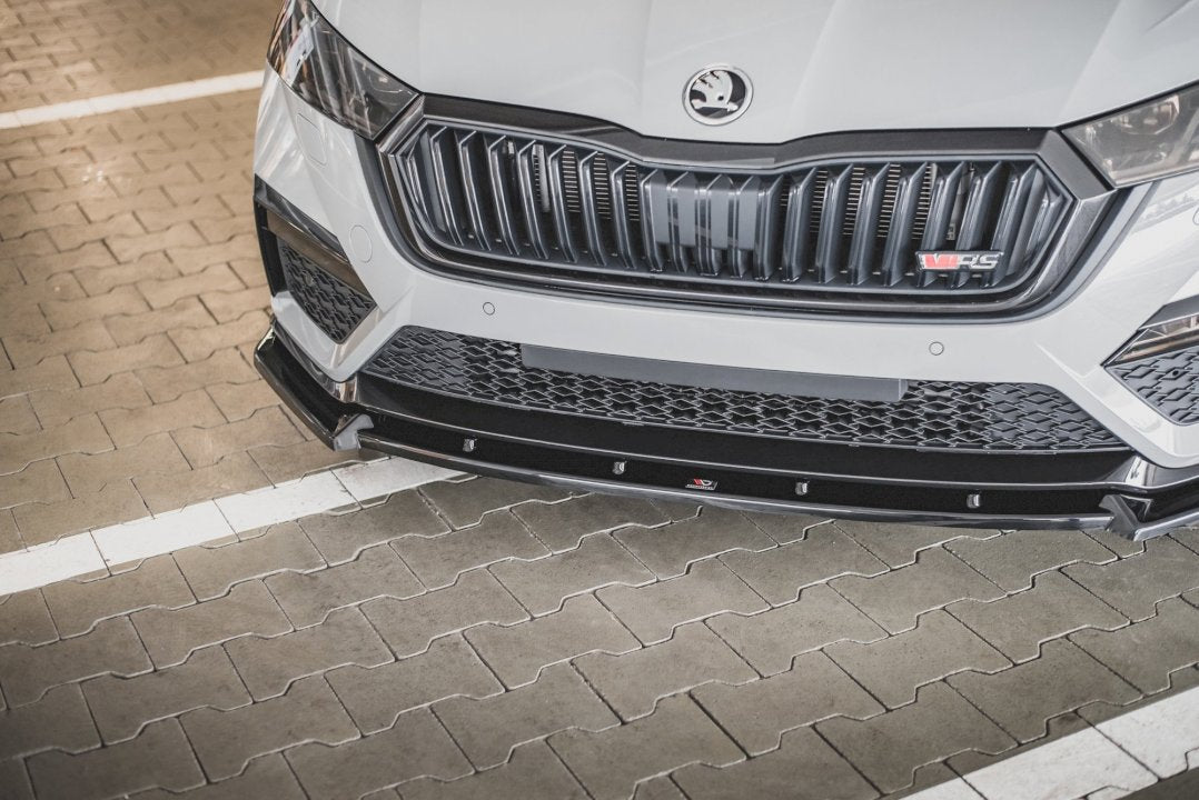 Maxton Design Front Splitter V.1 for Skoda Octavia RS MK4 (2020+)