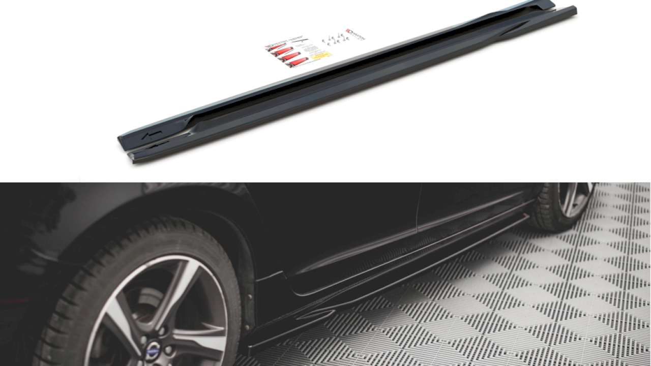 Maxton Design SIDE SKIRTS DIFFUSERS VOLVO S60 R-DESIGN MK2