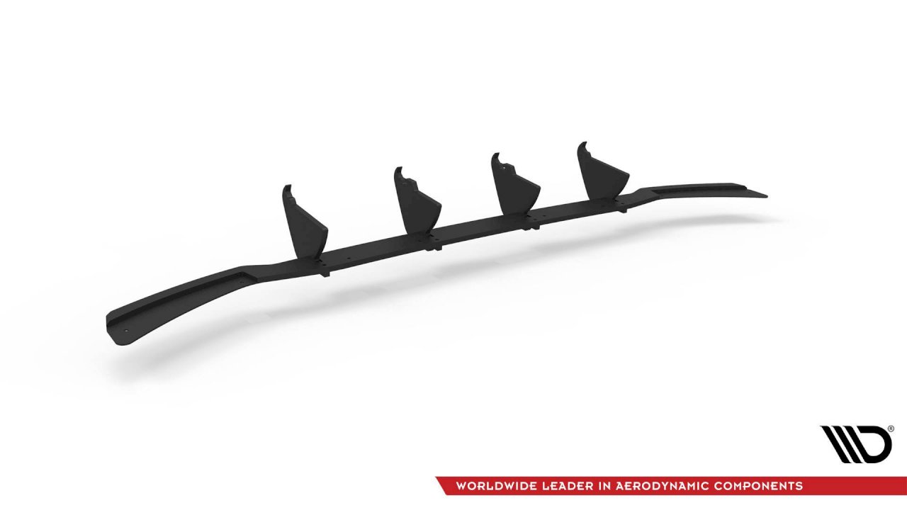 Maxton Design Racing Central Rear Diffuser For Volkswagen Golf MK7.5 R-Line (2017-2019)