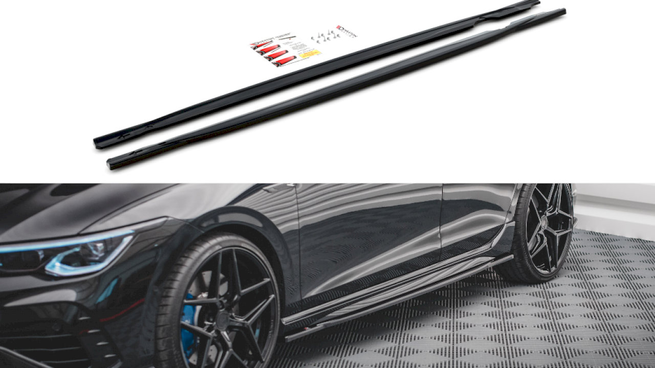 Maxton Design Side Skirts for Volkswagen Golf MK8 R (2020+)