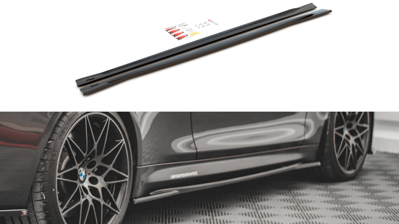 Maxton Design Side Skirts for BMW M4 F82 (2014+)